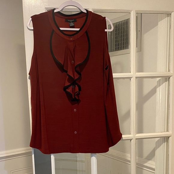 Liz McCoy sized 2X Blouse good condition - Picture 1 of 3
